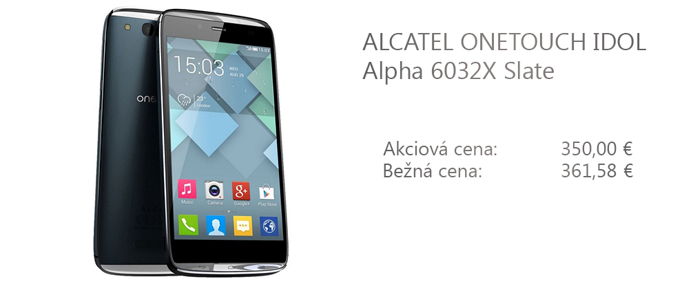 ALCATEL ONETOUCH IDOL Alpha 6032X Slate